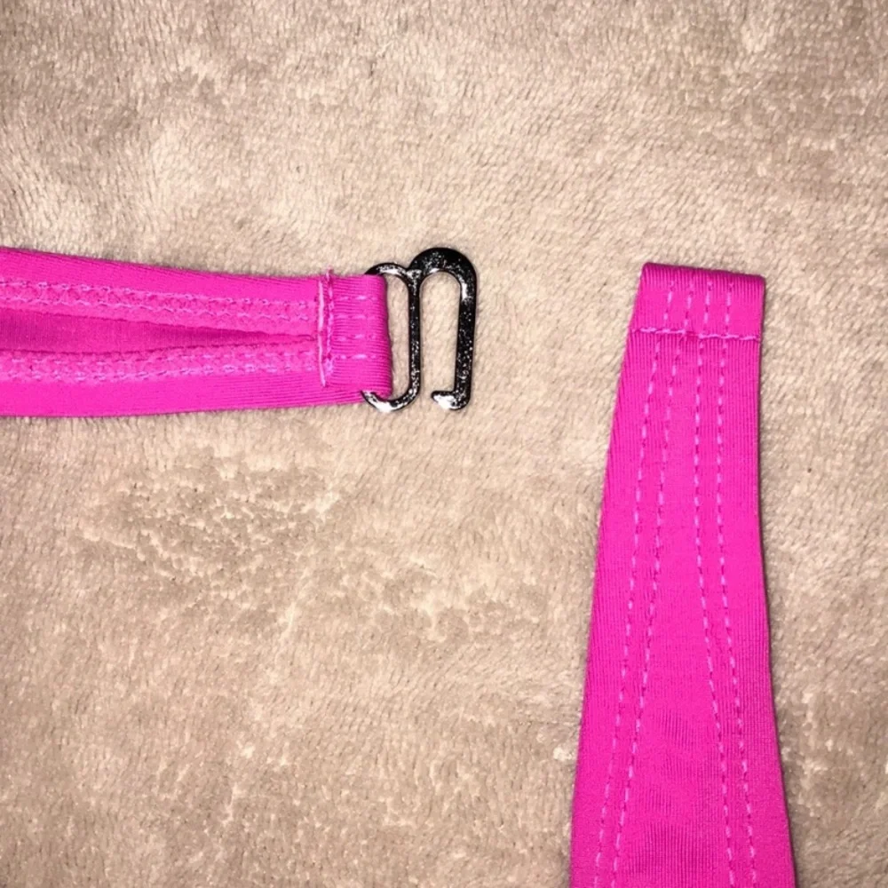 Color block cross halter push up bikini two piece swimsuit - Picture 7 of 9